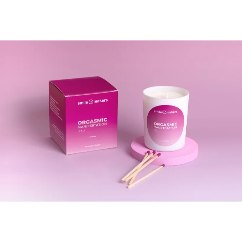 Smile Makers Orgasmic Manifestations dišeča sveča Sweaty 180 g