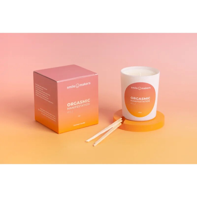 Smile Makers Orgasmic Manifestations Hot dišeča sveča Hot 180 g
