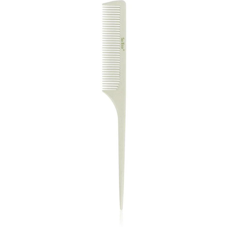 So Eco Biodegradable Tail Comb kompostabilen glavnik za gladko pričesko in volumen 1 kos