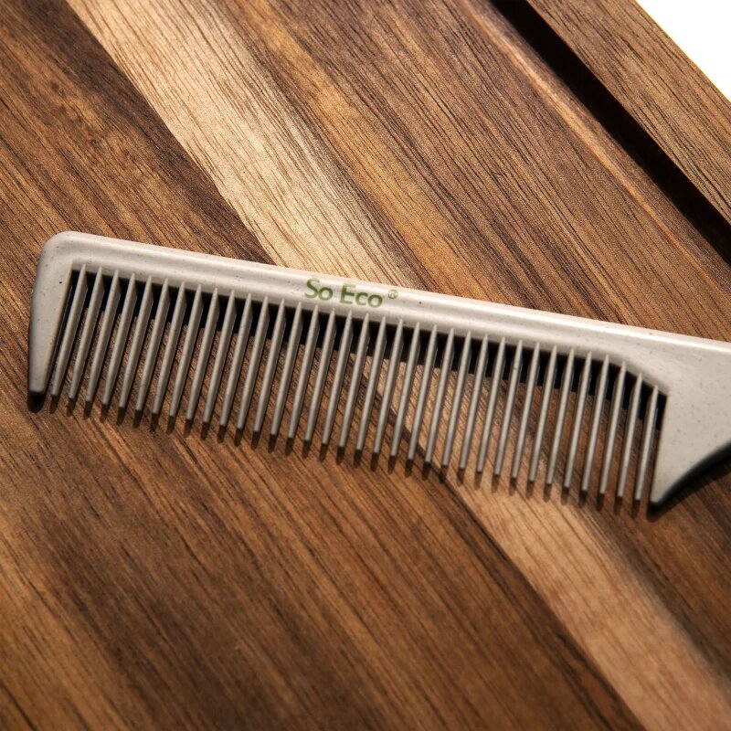 So Eco Biodegradable Tail Comb kompostabilen glavnik za gladko pričesko in volumen 1 kos