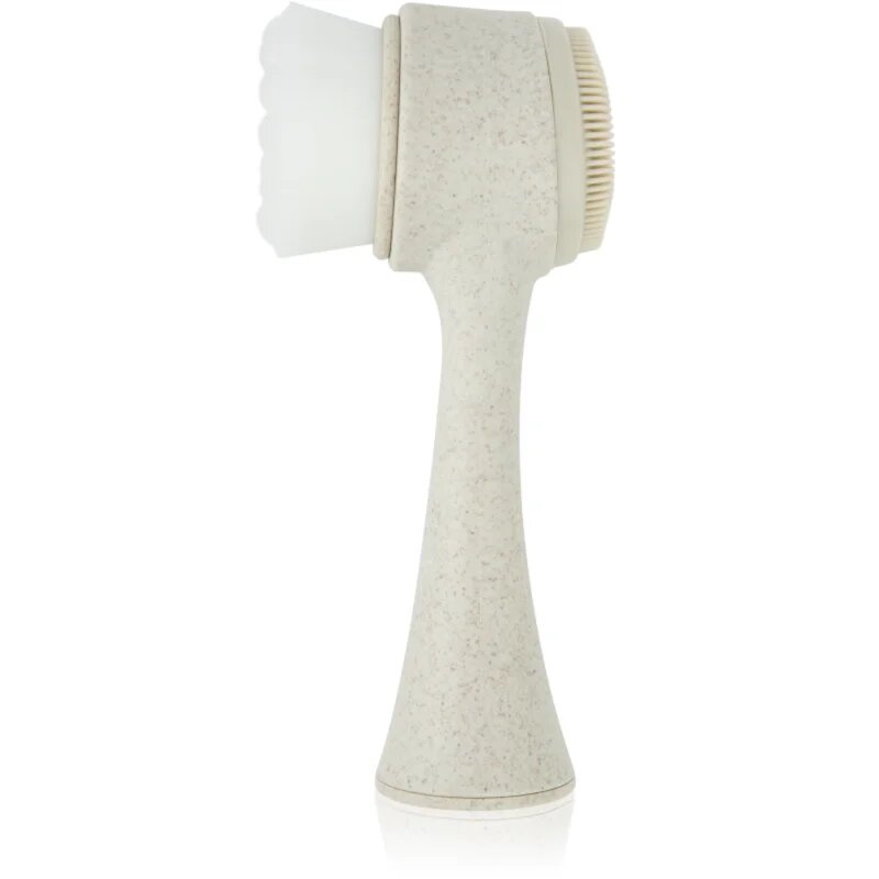 So Eco Facial Cleansing Brush obojestranska čistilna krtačka za obraz z ročajem ki ga je mogoče kompostirati 1 kos