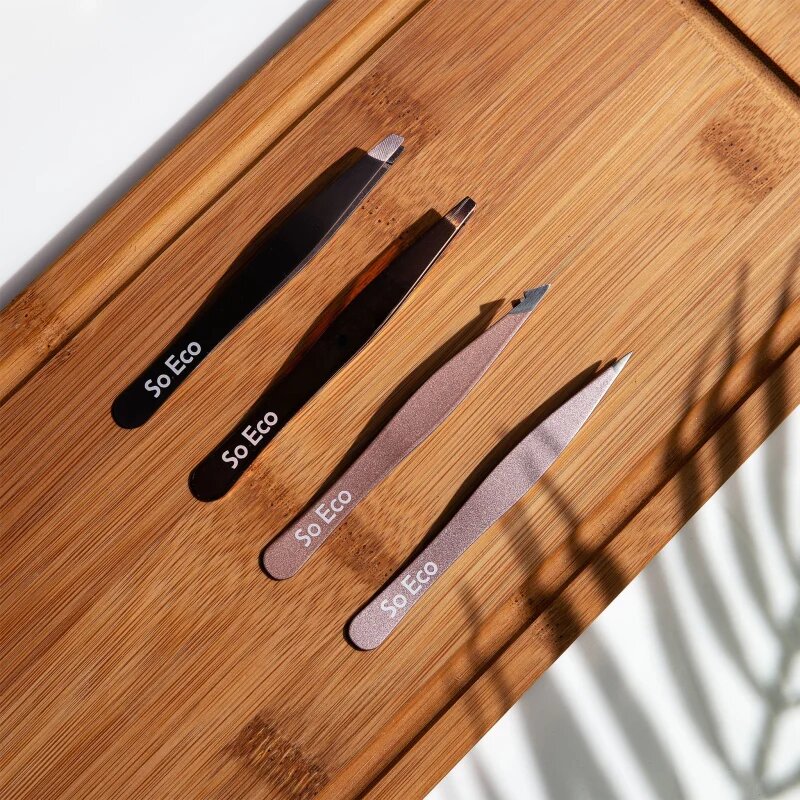 So Eco Tweezer Set Rose Gold set pincet