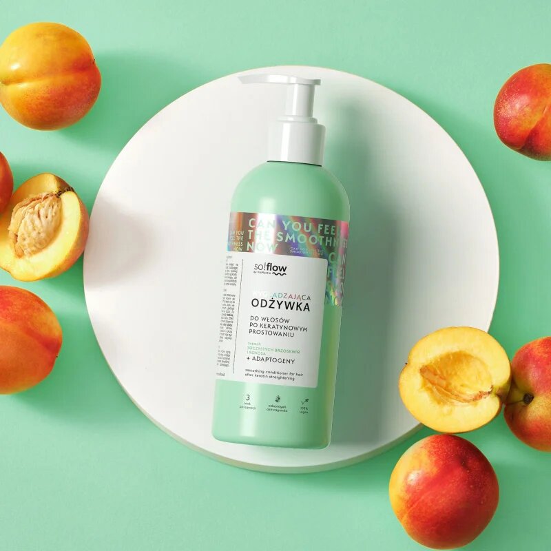 so!flow After Keratin Straightening Smoothing Conditioner balzam za glajenje las 400 ml