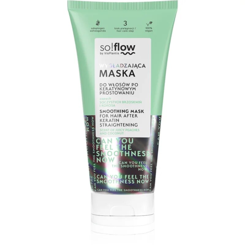 so!flow After Keratin Straightening Smoothing Mask maska za lase 200 ml