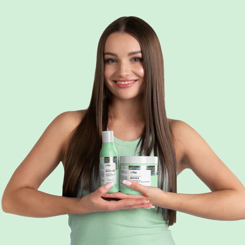 so!flow After Keratin Straightening Smoothing Mask maska za lase 400 ml