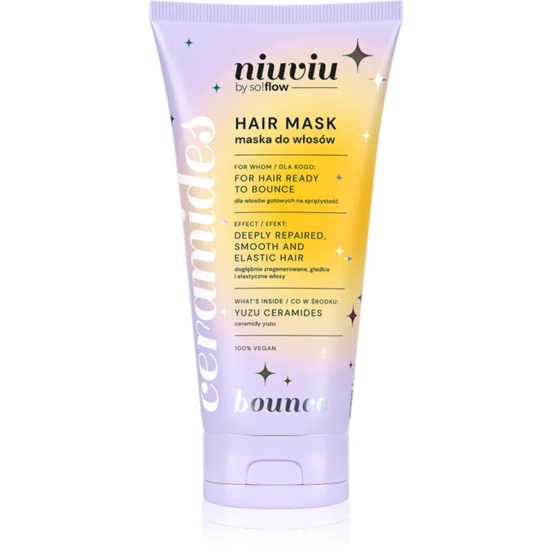 so!flow BOUNCE Hair Mask With Ceramides maska za kodraste lase 200 ml