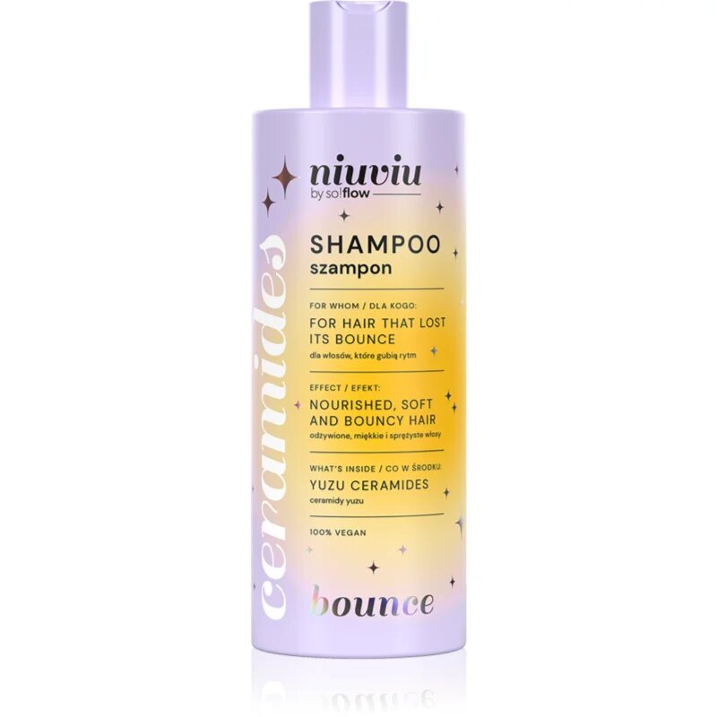 so!flow BOUNCE Hair Shampoo With Ceramides čistilni šampon za kodraste lase 300 ml