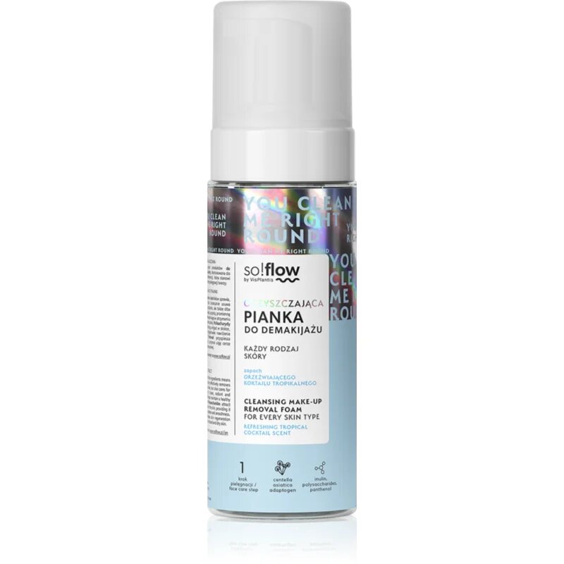so!flow Cleansing Make-Up Removal Foam nežna pena za odstranjevanje ličil 170 ml
