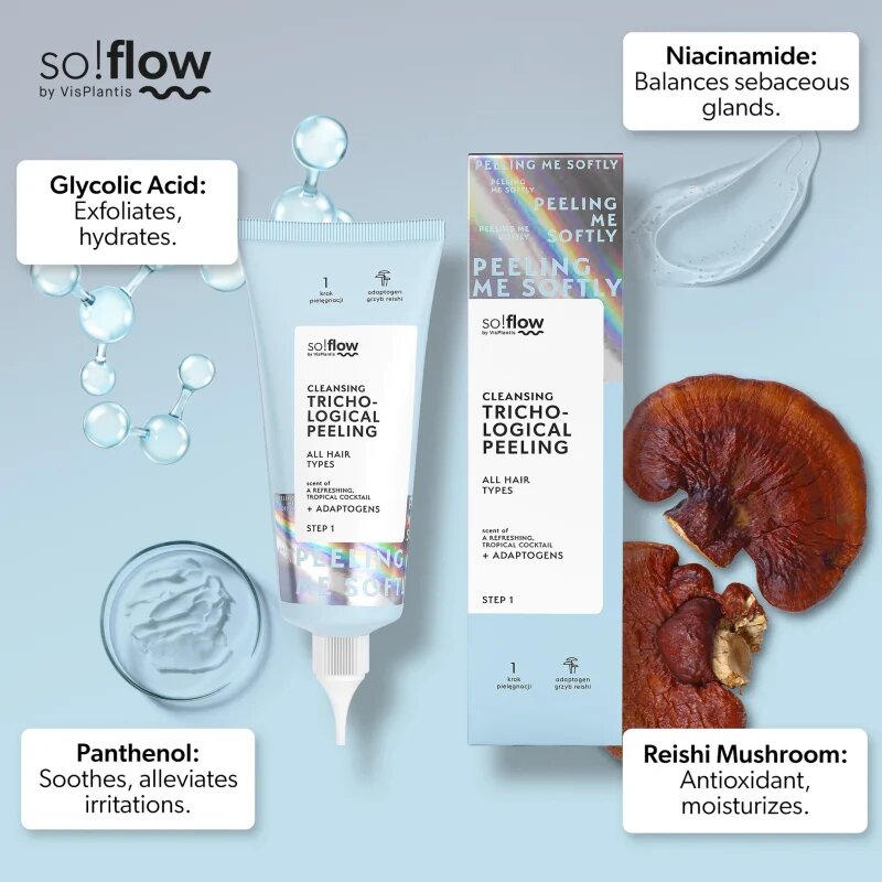 so!flow Cleansing Trichological Peeling piling za lasišče 100 ml