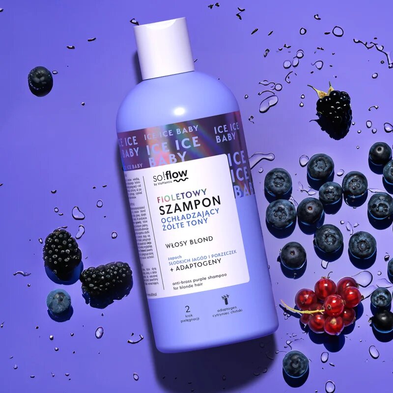 so!flow Cooling Shampoo Blonde Hair vijoličen šampon za nevtralizacijo rumenih odtenkov 300 ml