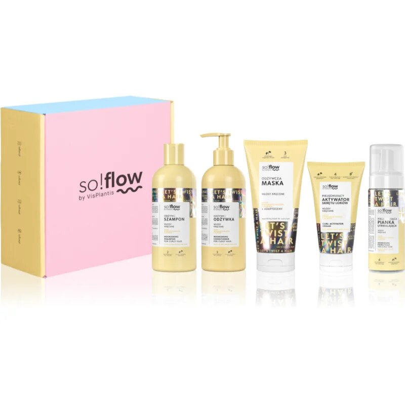 so!flow Curl Styling & Definition Set darilni set za kodraste lase