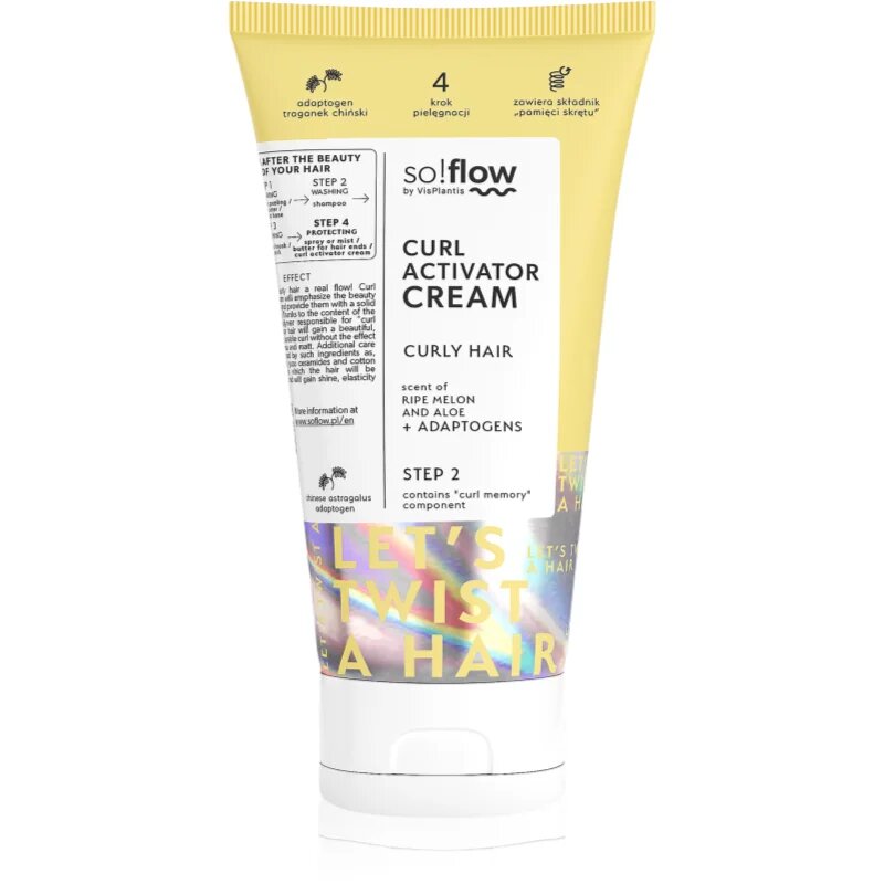 so!flow Curly Hair Curl Activator aktivator kodrov 150 ml