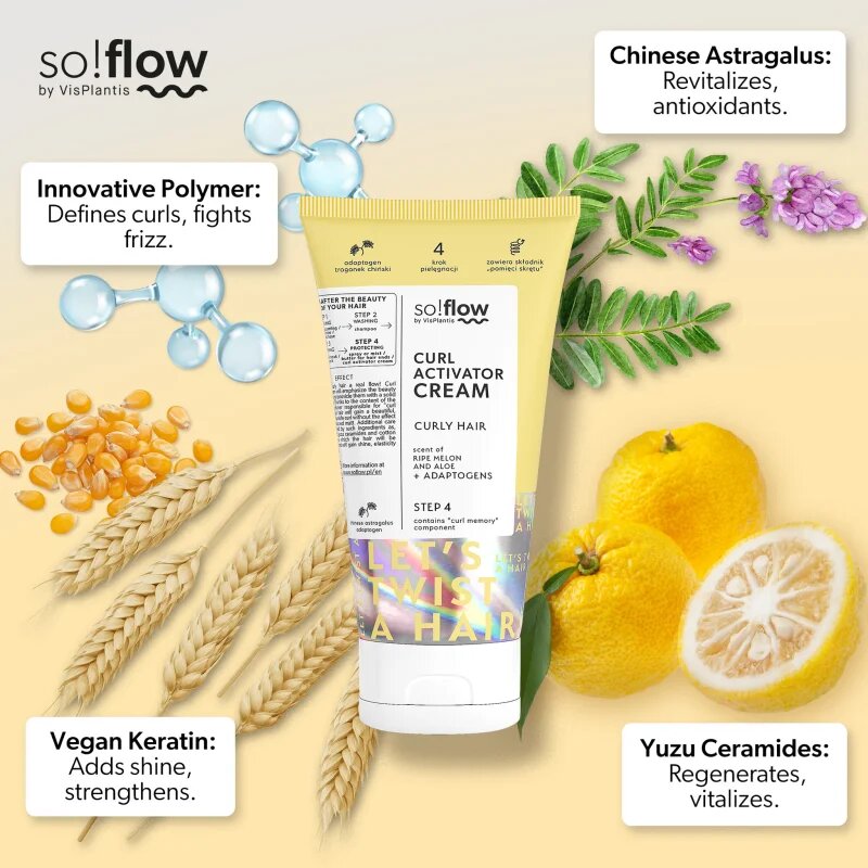 so!flow Curly Hair Curl Activator aktivator kodrov 150 ml