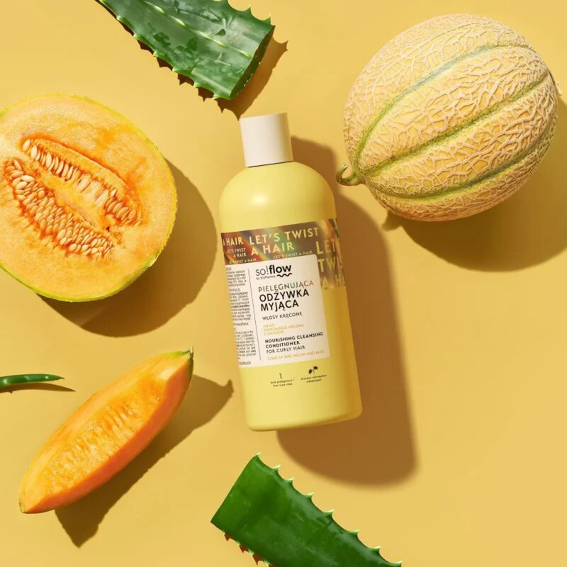 so!flow Curly Hair Nourishing Cleansing Conditioner čistilni balzam za kodraste lase 200 ml