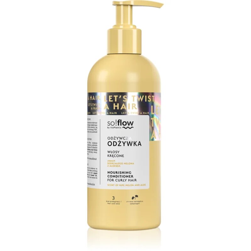 so!flow Curly Hair Nourishing Conditioner hranilni balzam za kodraste lase 400 ml