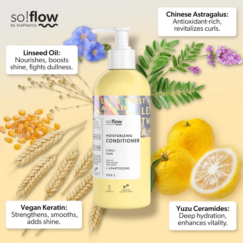 so!flow Curly Hair Nourishing Conditioner hranilni balzam za kodraste lase 400 ml