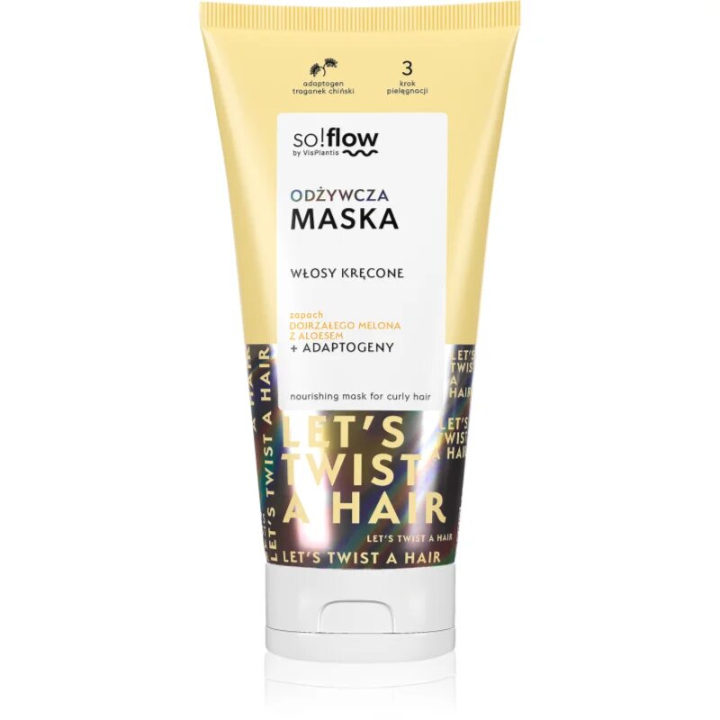 so!flow Curly Hair Nourishing Mask hranilna maska za kodraste lase 200 ml