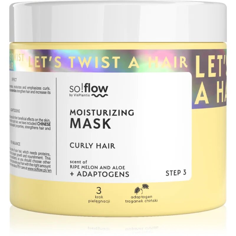so!flow Curly Hair Nourishing Mask hranilna maska za kodraste lase 400 ml
