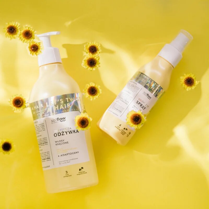 so!flow Curly Hair Nourishing Spray pršilo brez spiranja za kodraste lase 150 ml