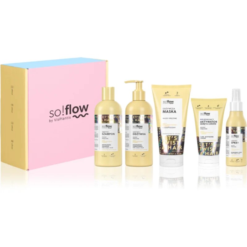 so!flow Daily Curl Refresh Set darilni set za kodraste lase