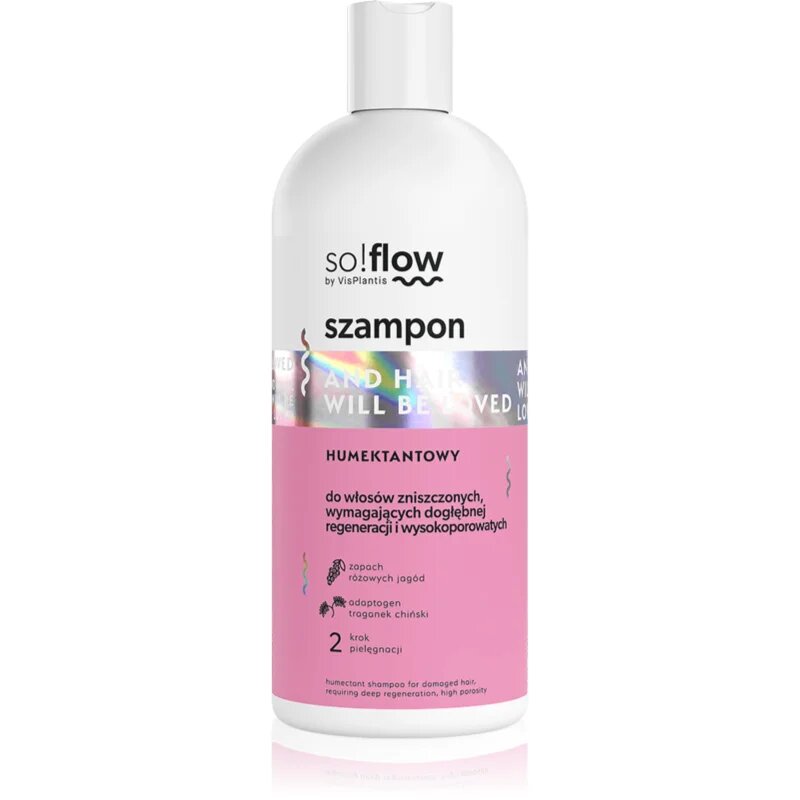 so!flow Damaged Hair Humectant Shampoo krepilni šampon za poškodovane lase 300 ml