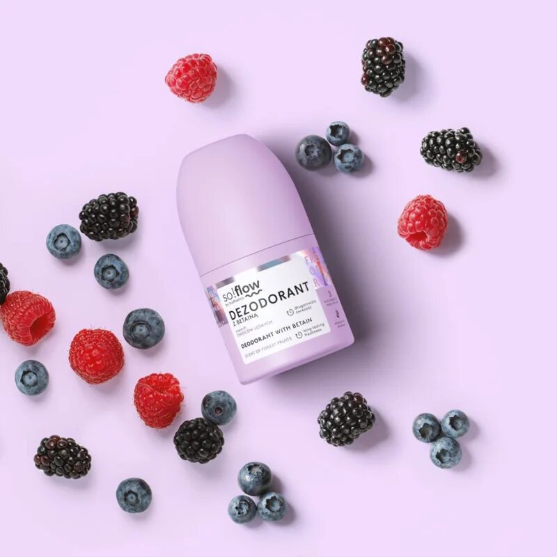 so!flow Deodorant deodorant roll-on za ženske Betain Scent Of Forest Fruits 50 ml
