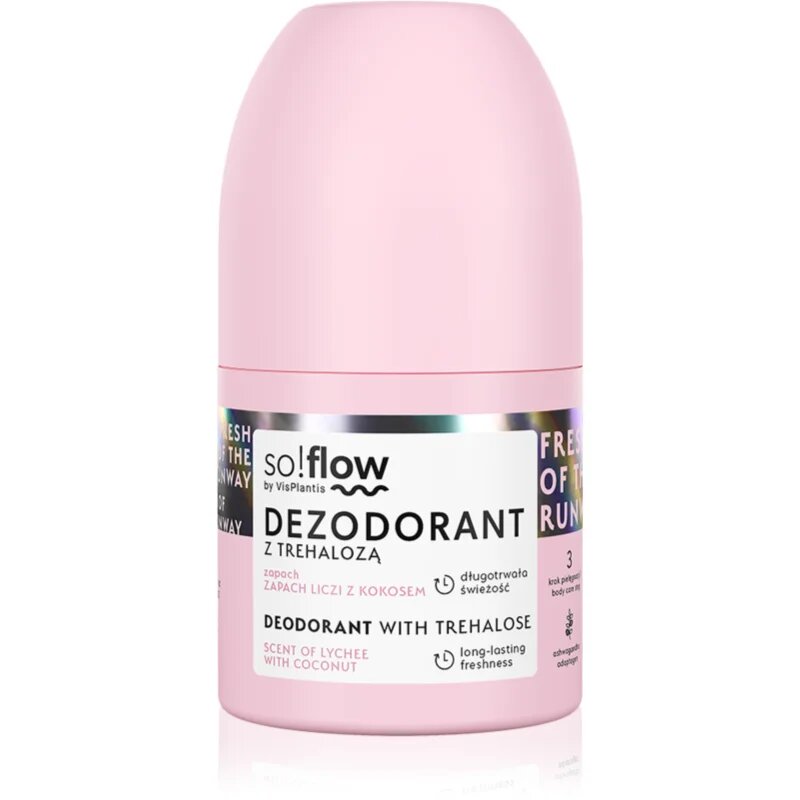 so!flow Deodorant deodorant roll-on za ženske Scent Of Lychee with Coconut 50 ml