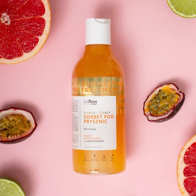 so!flow Energizing Shower Sorbet vlažilni sorbet za telo za tuš 400 ml