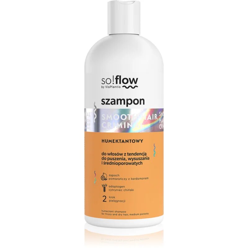 so!flow Frizzy and Dry Hair Humectant Shampoo šampon za glajenje las proti krepastim lasem 300 ml