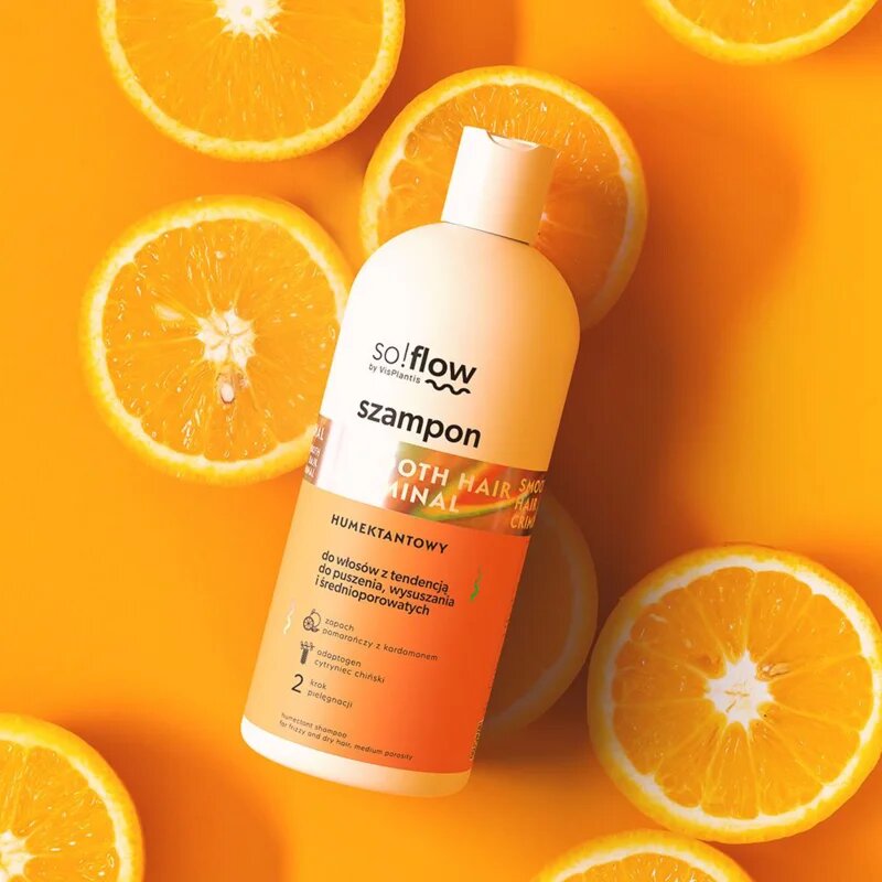 so!flow Frizzy and Dry Hair Humectant Shampoo šampon za glajenje las proti krepastim lasem 300 ml