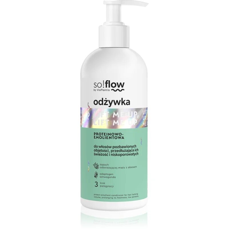 so!flow Hair Without Volume Protein-Emollient Conditioner balzam za lase brez volumna 300 ml