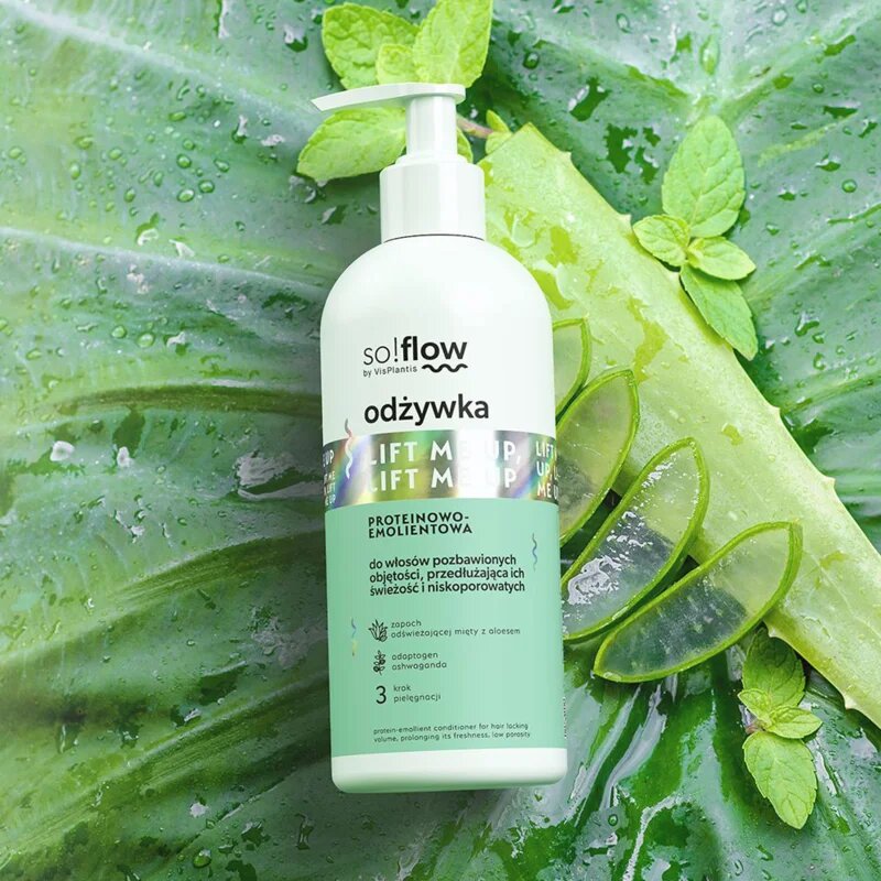 so!flow Hair Without Volume Protein-Emollient Conditioner balzam za lase brez volumna 300 ml