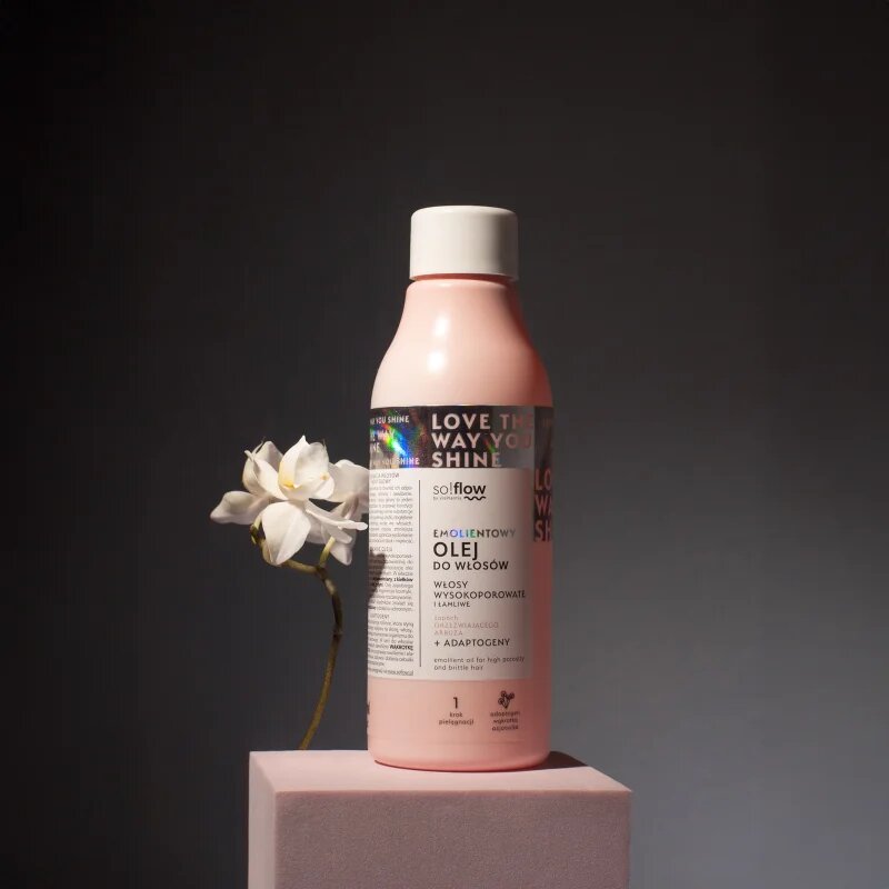 so!flow High Porosity Hair Emollient Oil vlažilno olje za lomljive in izčrpane lase 150 ml