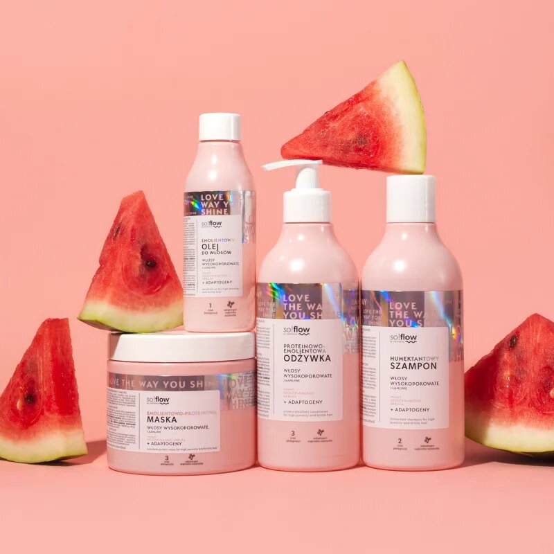 so!flow High Porosity Hair Emollient Oil vlažilno olje za lomljive in izčrpane lase 150 ml
