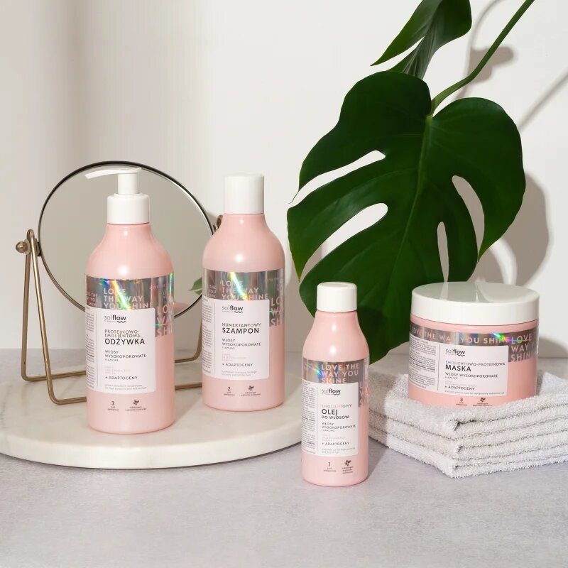 so!flow High Porosity Hair Humectant Shampoo šampon za lomljive in izčrpane lase 400 ml
