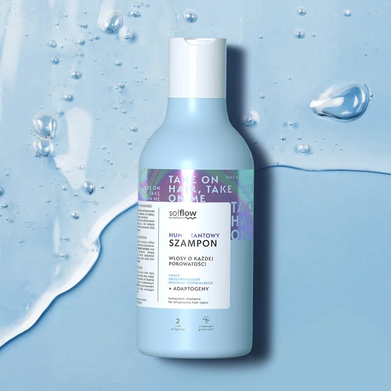 so!flow Humectant Shampoo for All Hair Types vlažilni šampon za vse tipe las 400 ml