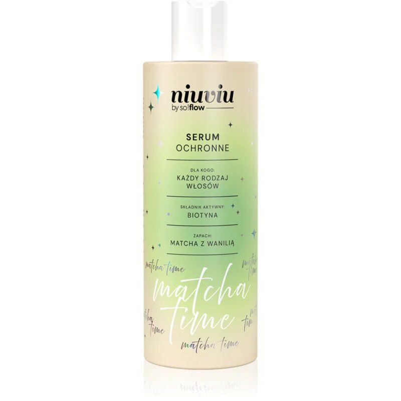 so!flow Matcha Time Protective Hair Serum krepilni serum za šibke obremenjene lase 150 ml