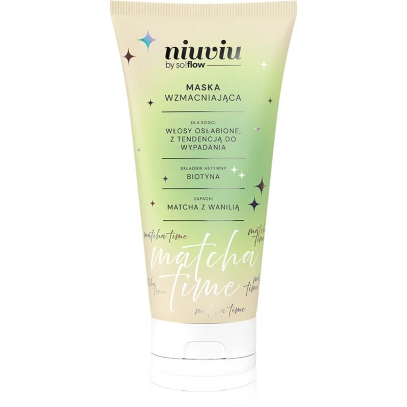 so!flow Matcha Time Strengthening Hair Mask intenzivna hranilna maska za poškodovane in krhke lase 200 ml
