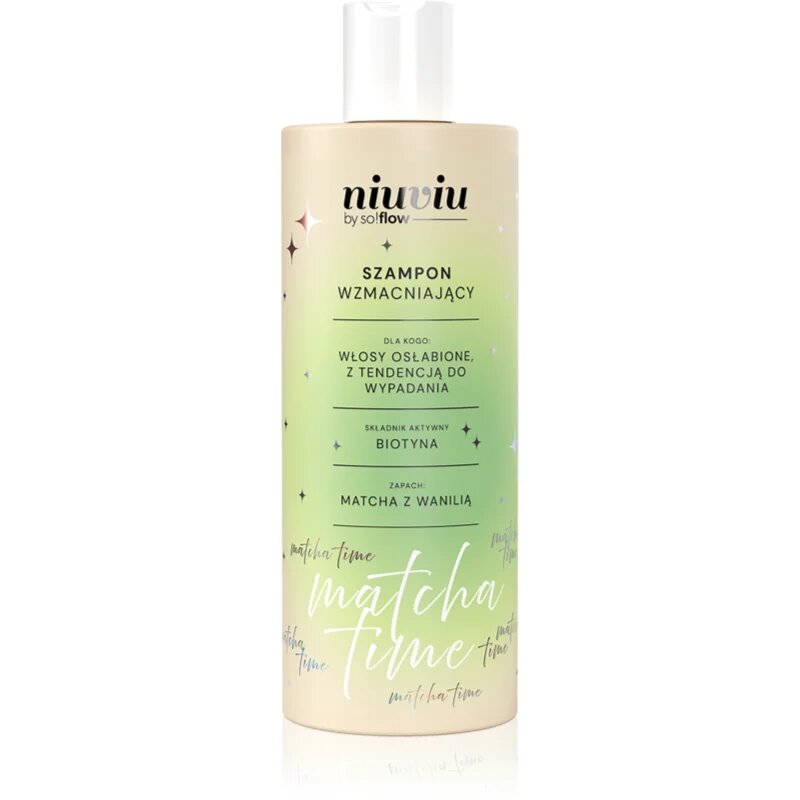 so!flow Matcha Time Strengthening Shampoo šampon za okrepitev las za šibke lase 300 ml