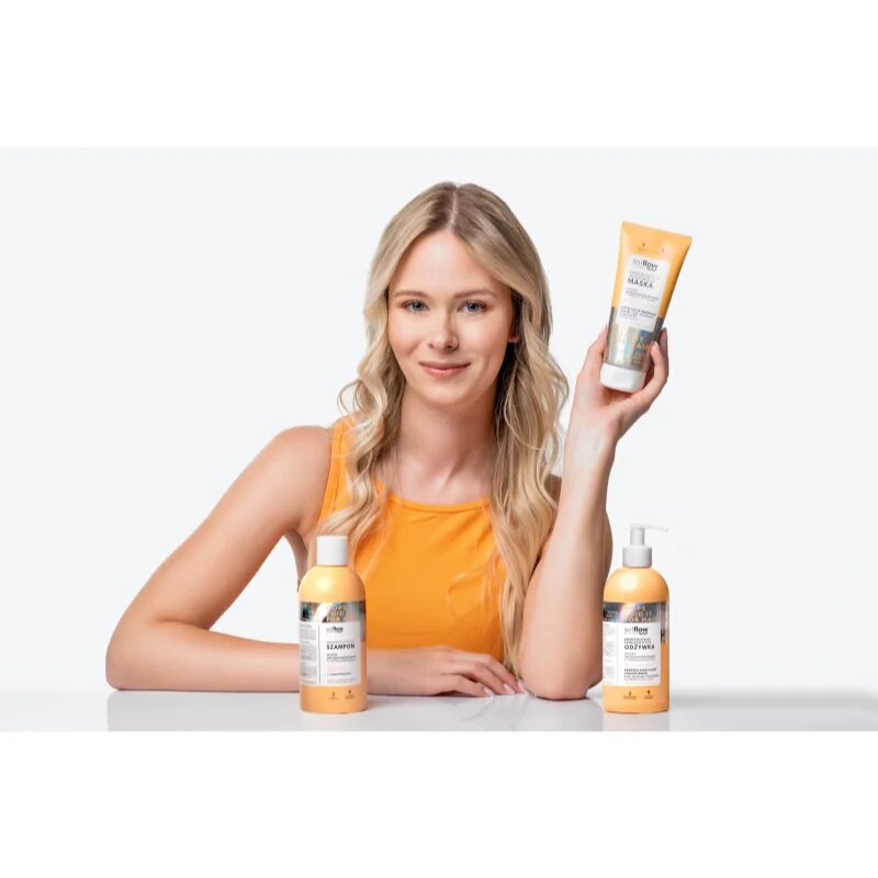 so!flow Medium Porosity Hair Protein-Emollient Mask maska za lase proti krepastim lasem 200 ml
