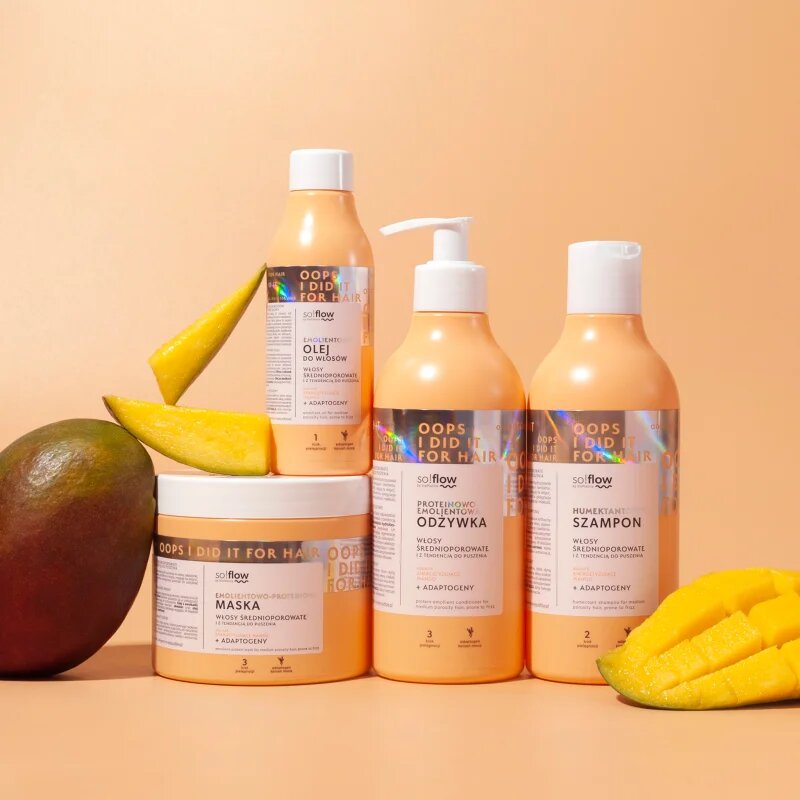 so!flow Medium Porosity Hair Protein-Emollient Mask maska za lase proti krepastim lasem 400 ml
