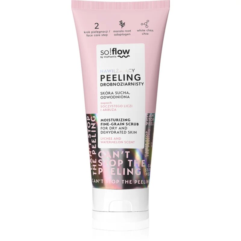 so!flow Moisturizing Face Peeling čistilni piling za telo 75 ml