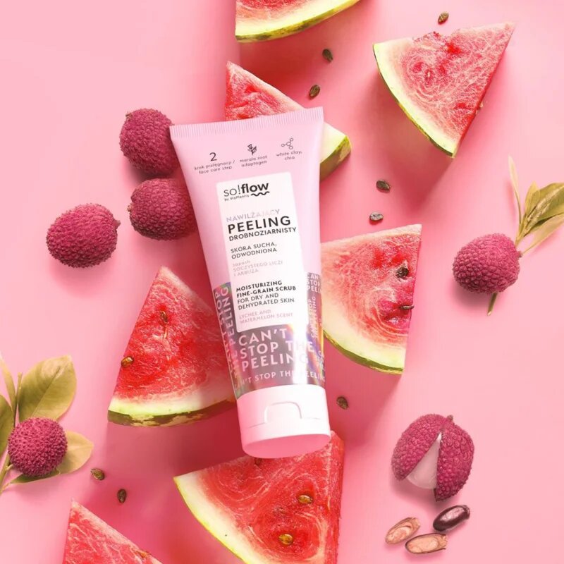 so!flow Moisturizing Face Peeling čistilni piling za telo 75 ml