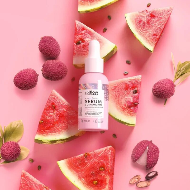 so!flow Moisturizing Face Serum With Ceramides vlažilni serum za obraz s ceramidi 30 ml