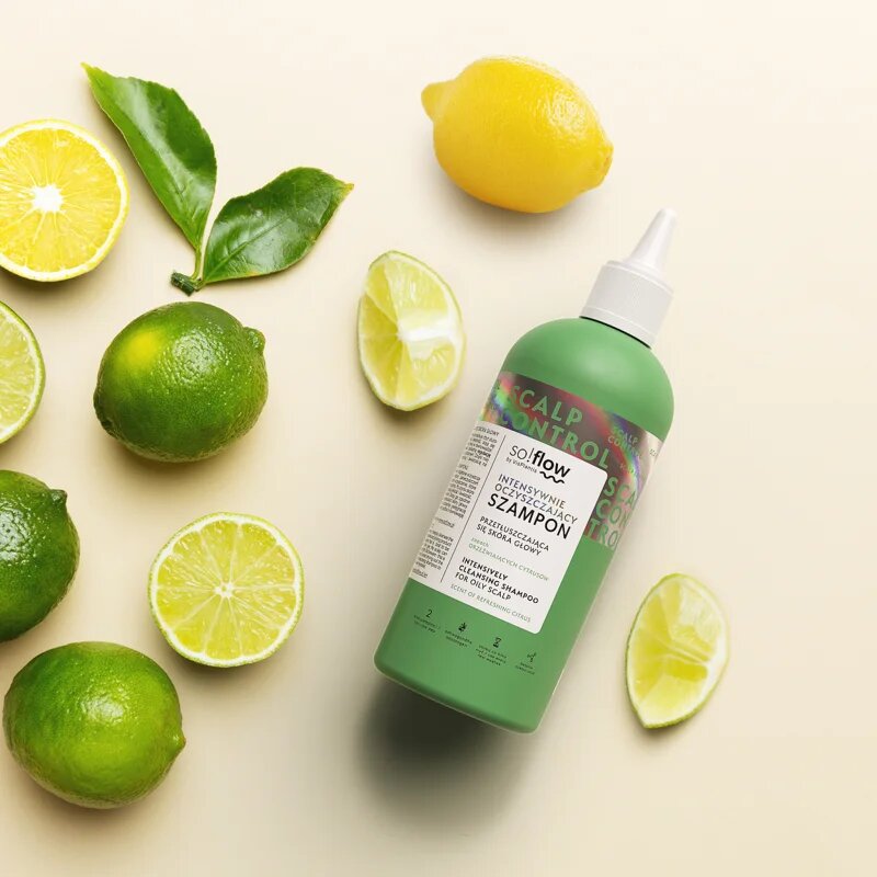 so!flow Oily Scalp Intensively Cleansing Shampoo čistilni šampon za mastno lasišče 200 ml