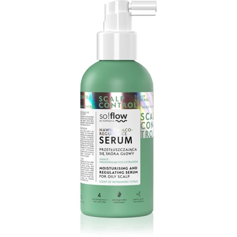so!flow Oily Scalp Moisturising and Regulating Serum serum za problematično in mastno kožo 150 ml