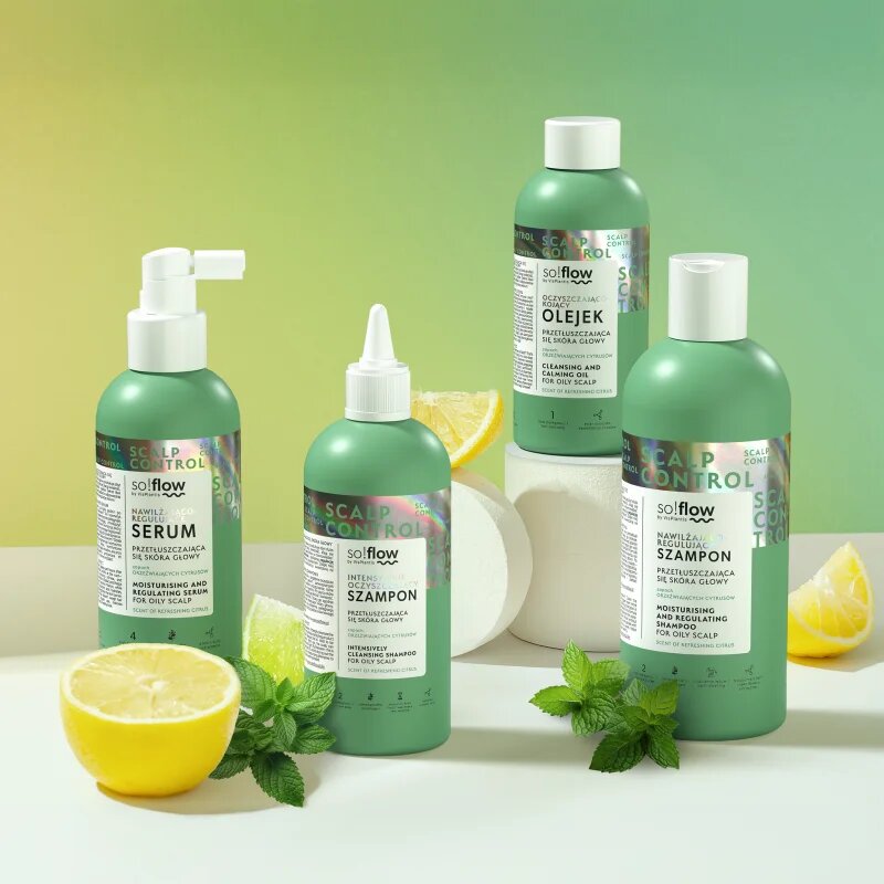so!flow Oily Scalp Moisturising and Regulating Serum serum za problematično in mastno kožo 150 ml