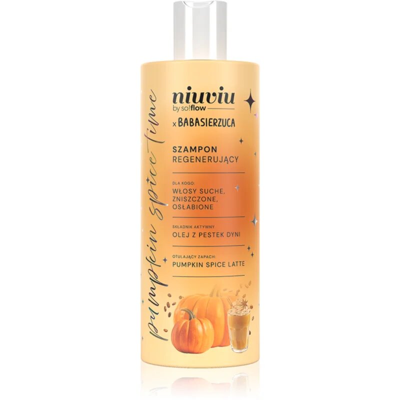 so!flow Pumpkin Time Regenerating Shampoo regeneracijski šampon za suhe in oslabljene lase 300 ml