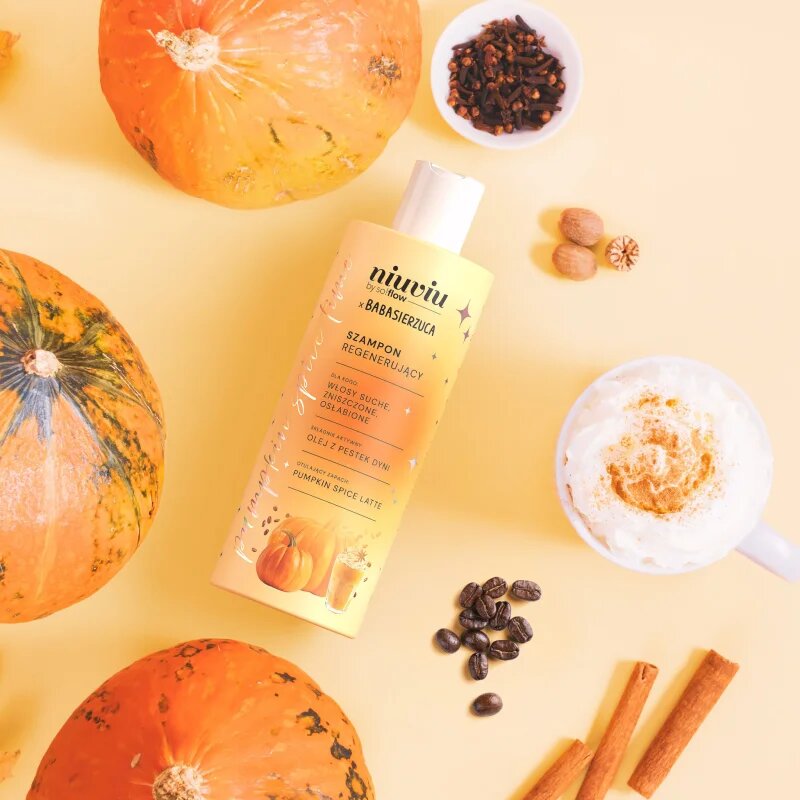 so!flow Pumpkin Time Regenerating Shampoo regeneracijski šampon za suhe in oslabljene lase 300 ml