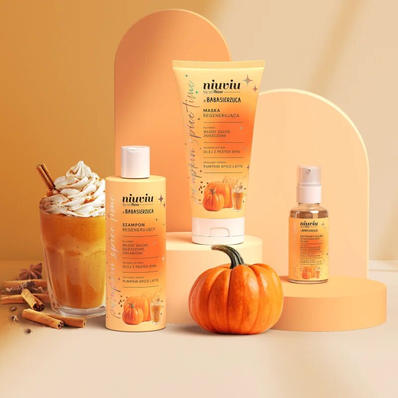 so!flow Pumpkin Time Regenerating Shampoo regeneracijski šampon za suhe in oslabljene lase 300 ml